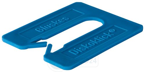 DISKOKLICK MIT SCHRAUBVERANKERUNG 65 X 52,5 X 4 MM, VE=1000 STÜCK