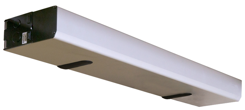 garage door opener, stahlgehäuse, rechteckige leuchte, metallgehäuse, industrielle leuchte