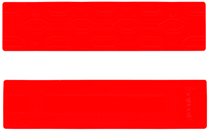 rot, rutschfest, Gurtschlappen, Klebeband, Werkzeugmatte