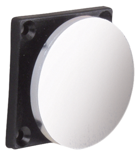 runder Knopf, Metallknopf, Türknopf, Wandmontage, silberne Scheibe