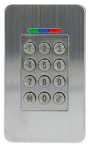 elektronik, schlüsselzugang, Keypad, metallisch, notenzug