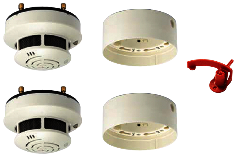 HEKATRON ORS 142 Rauchschalter Set mit Sockel, weiß HEKATRON ORS 142 Rauchschalter Set mit Sockel, weiß