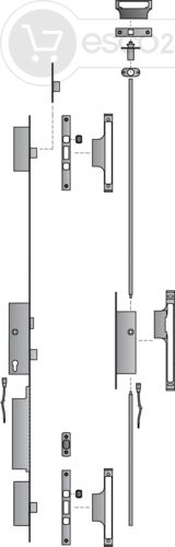 FT-MFV-Set systeQ-M-SLM-ESC-2  hoT Fkt.E RÜW 2flg.