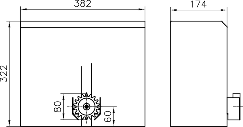 mechanischer Teil, Zahnrad, Welle, Maschinenelement, Technische Zeichnung