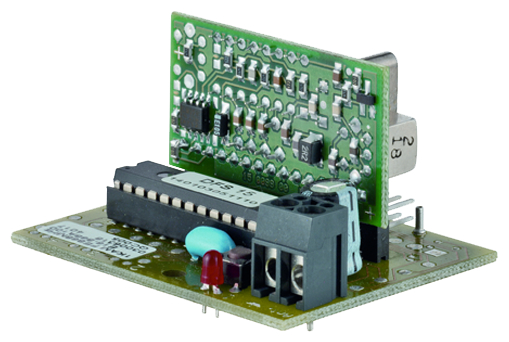 elektronische Schaltung, Leiterplatte, Steckverbinder, LED, Widerstand