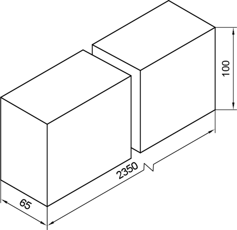 Konstruktionsdämmstoff CF eco Stab 2350x65x100mm