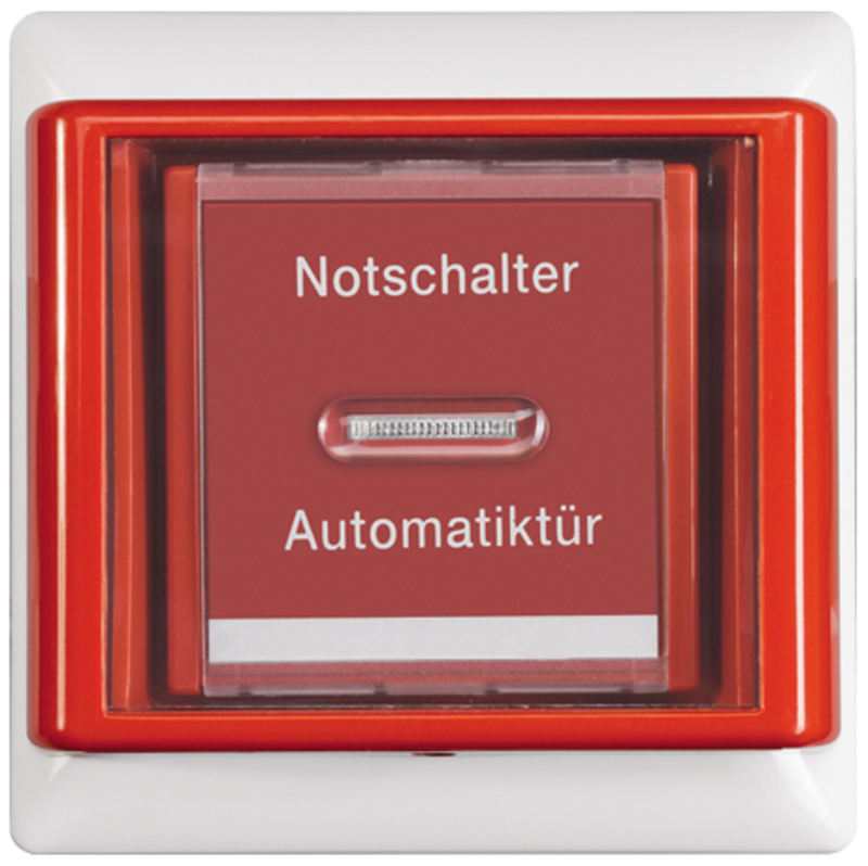 Notrufschalter, Automatiktür, Rot, Schalter, Notfall