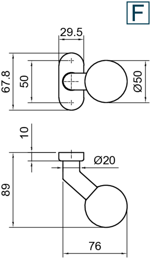 wandhalter, Klemmhalter, Rundknopf, Vorrichtung, Mechanikteil