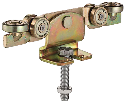 Schiebetürrolle, Gleiter, Schienenrolle, Verbindungsadapter, Metall, Montagehalterung