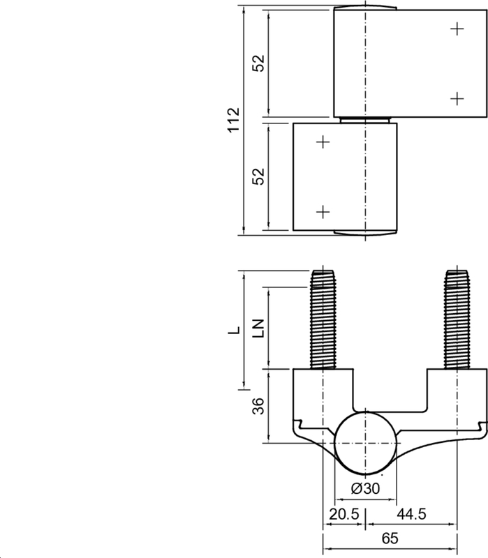 kartonbox, bauplan, technikzeichnung, maßangaben, bolzenabstand