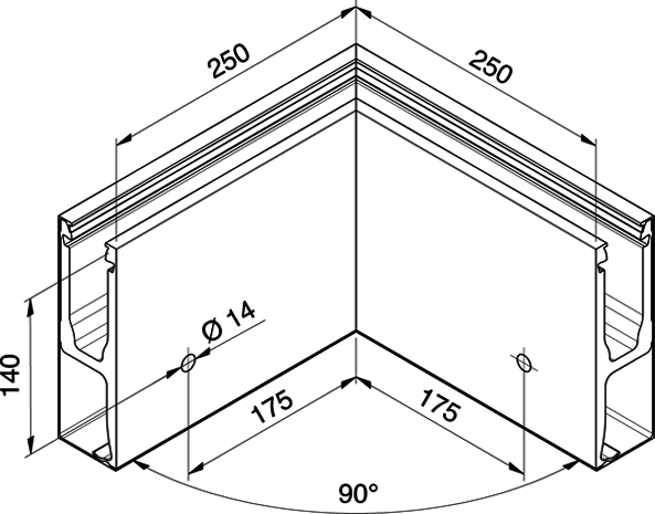 Eckwinkel, Winkelprofil, Aluminium, Lackiert, Maße 90°