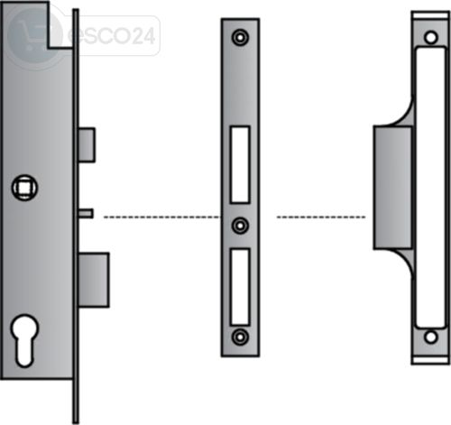 FT-Schlosssysteme Dormakaba SVP 5000  1 flg. Fkt. E, einwärts