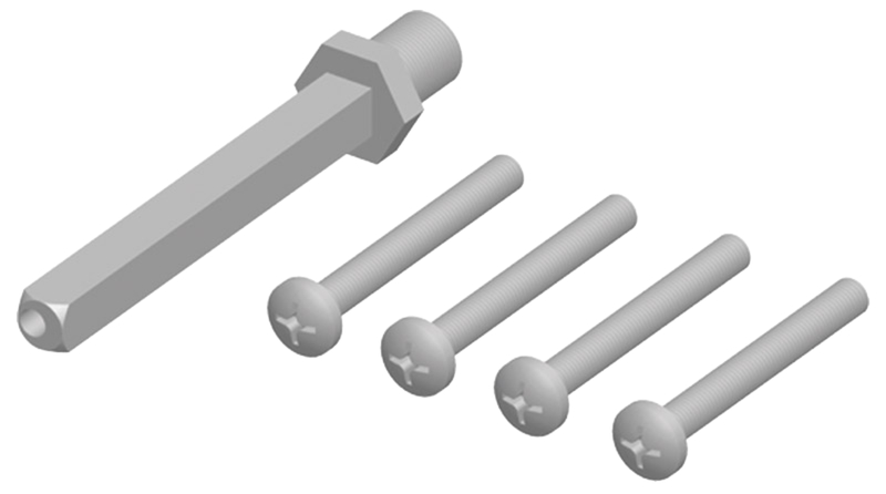 bolzen, schraube, beschläge, mutter, baustoffe