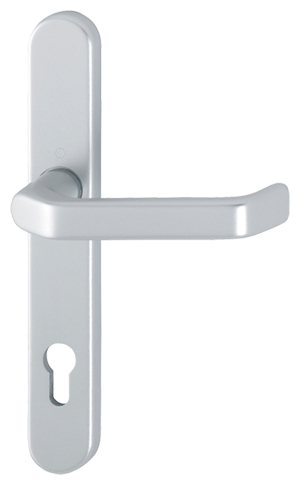 HOPPE Türdrücker innen Langschild E1313G/3357SN VK=8mm, Edelstahl matt (F69) Griff, Rauchrohr, Griff,