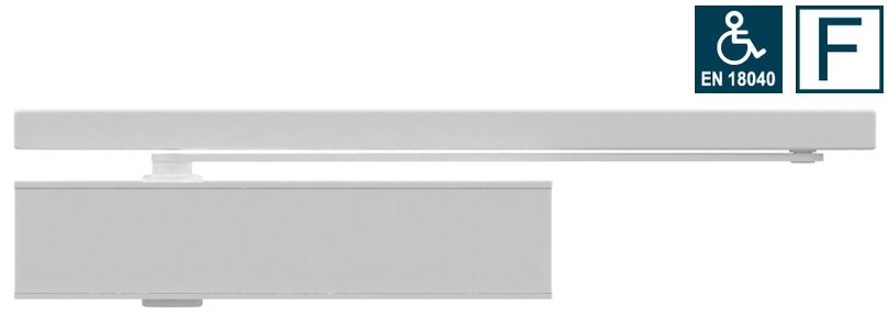 safety notch, verstellbare Schiene, Unterbau-Schublade, Metallschiene, weiß