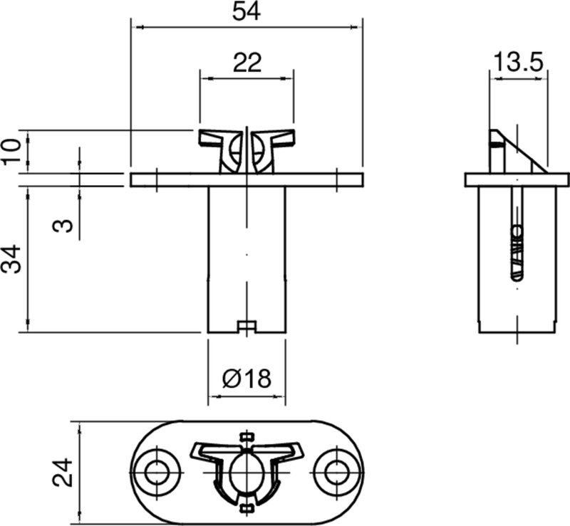 kabinette, haken, schale, lochmaß, universalhalter