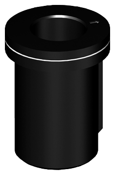 Lagerbuchse TB60AT 2/3-tlg. schwarz Flasche, Shaker, Zinn, Kann, Mülleimer,