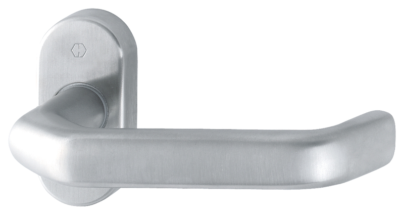 Türgriff, Hebel, Silber, Metall, innere Tür