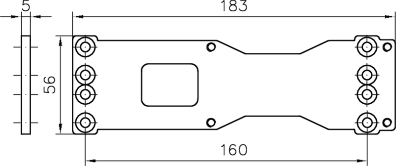 plattenmontage, elektronikkarten, PCBA, kühlkörper, abmessungen