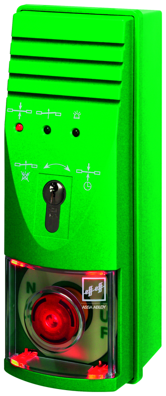 alarm, gerät, indikator, grün, frontpanel