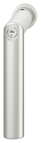 Stift, Kugelschreiber, Metall, Silber, Gummi-Ring