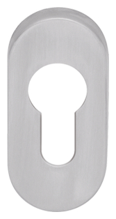 Schlossdeckel, Schlitzrohr-Abdeckung, Material?, Farbe Silber, Türschloss-Abdeckung