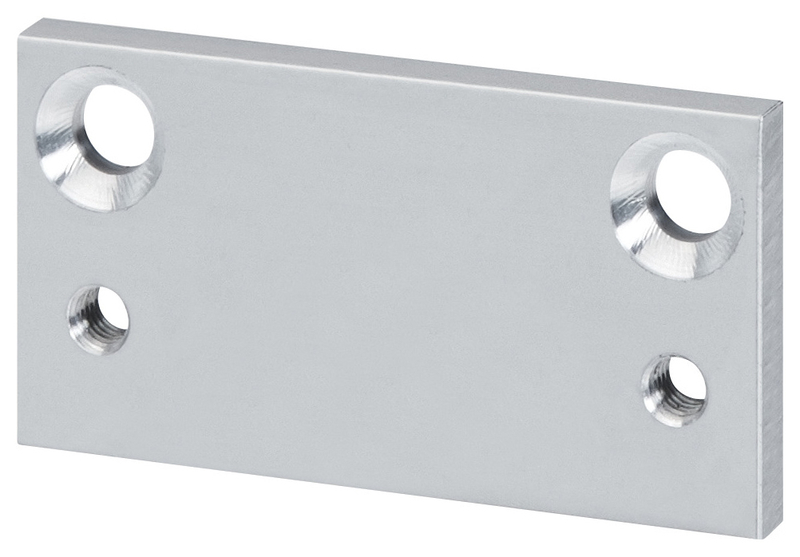 Metallplatte, Montageplatte, Aluminium, Bohrungen, Edelstahl?