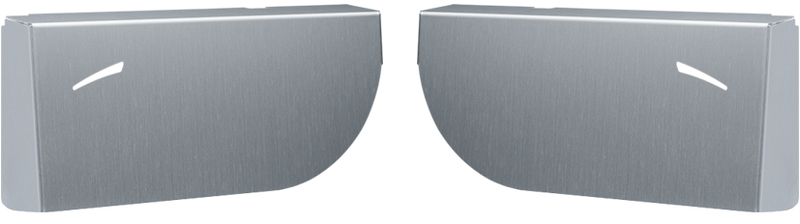 gebürstetes Metall, Wandlampe, Wandleuchte, Doppellicht, metallische Oberfläche