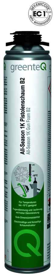 Pistolenschaum, Alleskolben, All-Season Foam, B2, Luftdicht