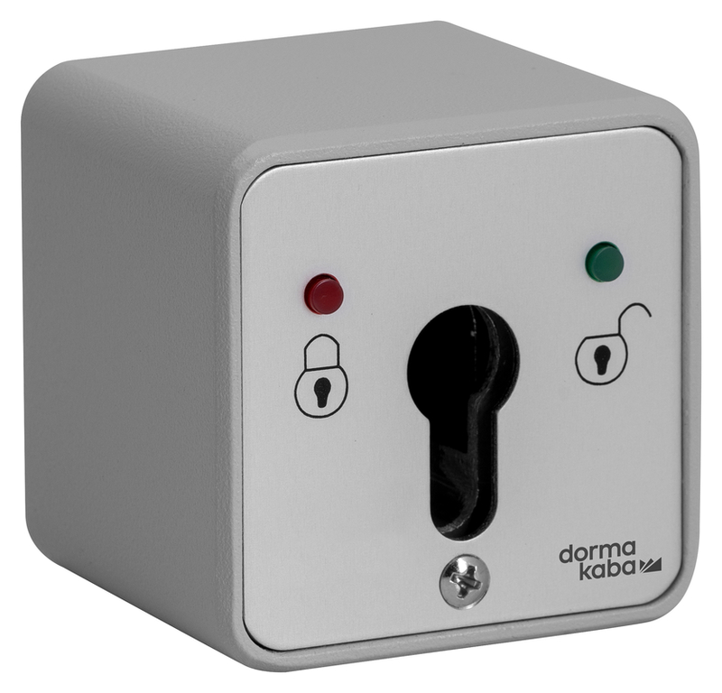 Schloss, Schlüsselschalter, Wandtaster, Geräteeinheit, Metallgehäuse