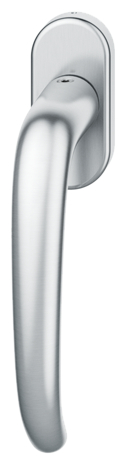 FSB Fenstergriff 34 1023 VK=7x24-38 mm, Edelstahl matt Griff, Rauchrohr, Griff,