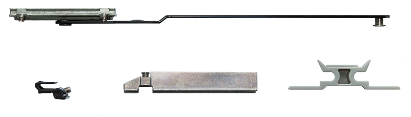 rail, metall, lineare Schiene, Schlitten, Montagezubehör