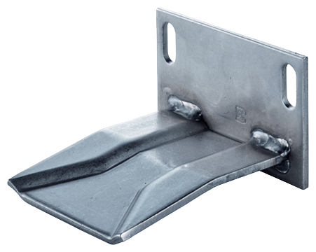 metallischer Halter, Wandhalterung, Regalunterstützung, Winkelfeststeller, Stahlbauteil