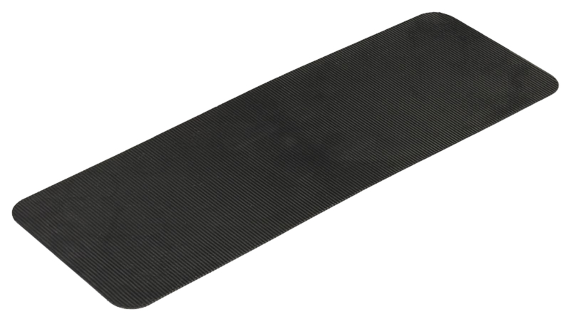 Yoga-Matte, Gummi, Rutschfest, Schwarz, Training