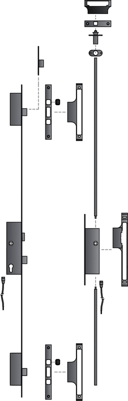 FT-MFV-Set systeQ-M-SL-ESC-2 Fkt.E GFF 2flg. Gaspumpe, Maschine, Pumpe, Drinnen, Gaspumpe, Maschine, Pumpe,