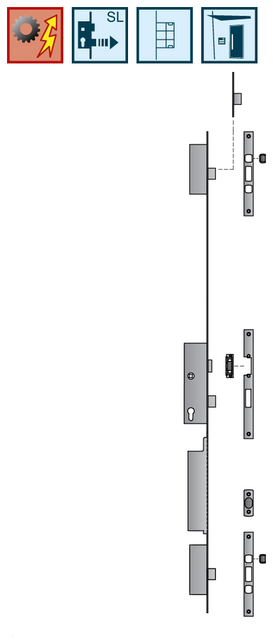 Schloss, Türschloss, Sicherheitsbauteil, Beschlag, Schmales Schloss