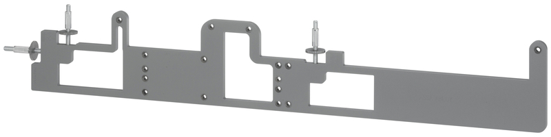 metallische Halterung, Montagehalterung, verstellbare Schrauben, Konstruktionsbeschlag, Rahmenstange