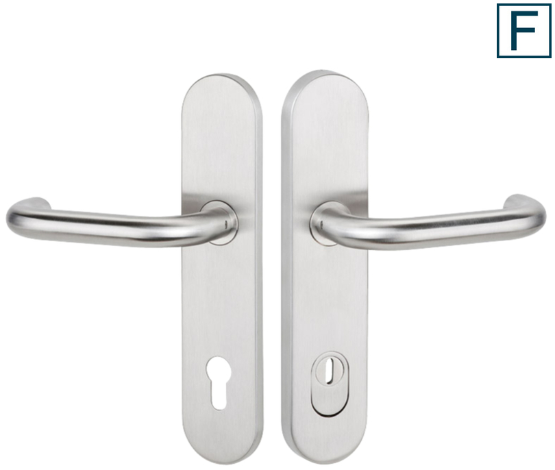 Türgriffe, Hebelgriffe, Edelstahl, Doppelgriffset, Schlüsselloch