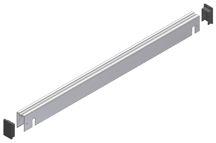 Aluminiumextrusion, Rail, Lineare Führung, Metallbahn, Konstruktionsbauteil