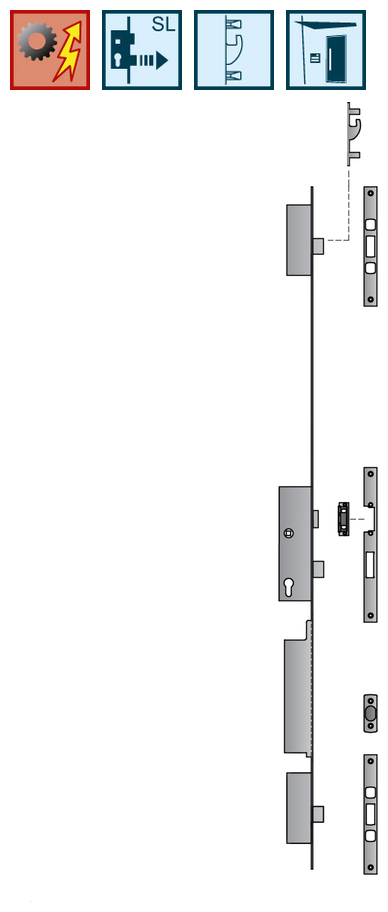 elektrisch, Schloss, Tür, Mechanismus, Beschläge
