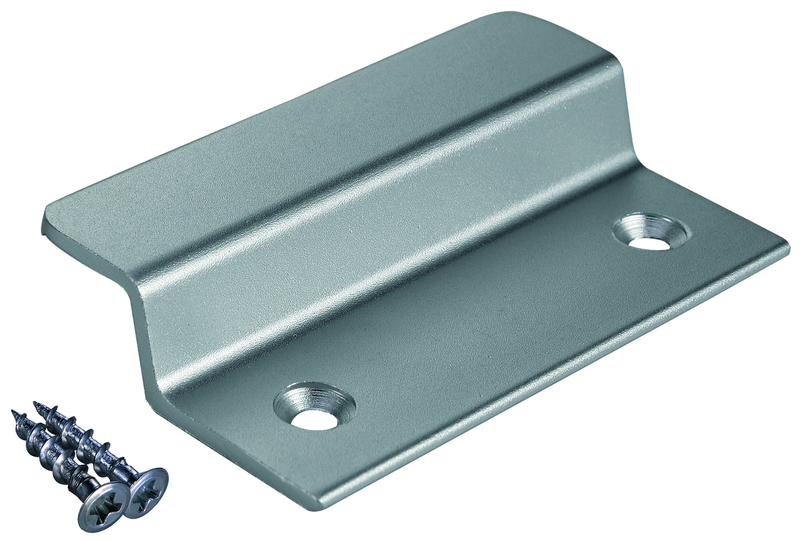 metallischerBracket, Montagehalterung, Schrauben, Bohrlöcher, Stahl
