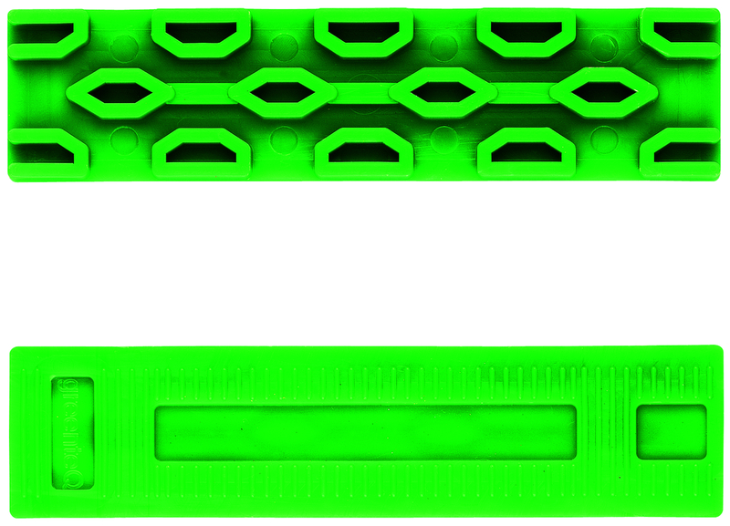 3D-gedruckt, Abstandshalter, Grün, Rastersymmetrie, Lineal