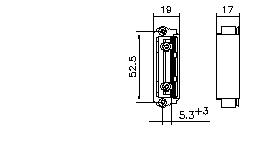 Fallenhalter 118 ProFix2 Zink-Druckguss, 3 mm verstellbar, L/R