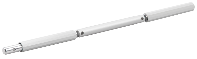 telescoping rod, extendable rod, aluminum rod, slotted joint, linear actuator rod