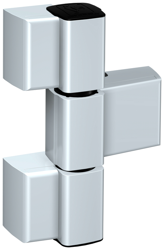 TB60AT 3tlg.+Ankerschraub.58mm BA 62,5mm, DP 20mm, RAL9016