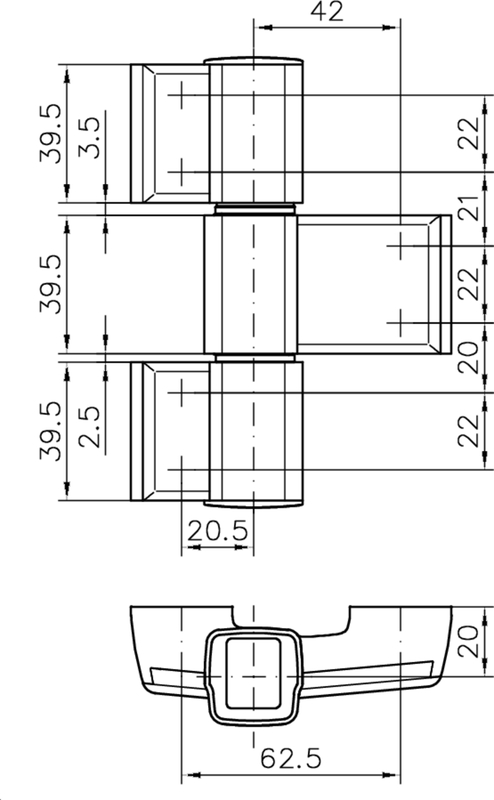 hinge, verbindung, mechanisch, zeichnung, abmessungen