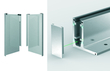 Endkappe CP-1400, links f.Glas 21,52 mm, Edelstahl, geschliffen