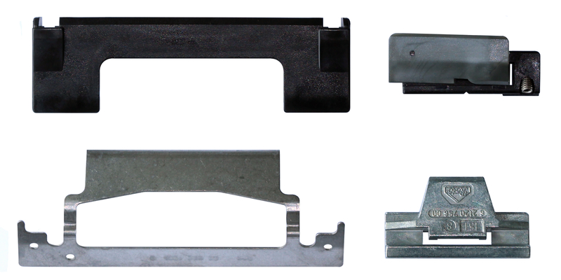 Schraubendreher, Halterung, Metallhalter, Klemmteil, Kantenblech