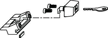 Kamera-Halterung, Schiene, Schrauben, Kabelclip, Lagerung