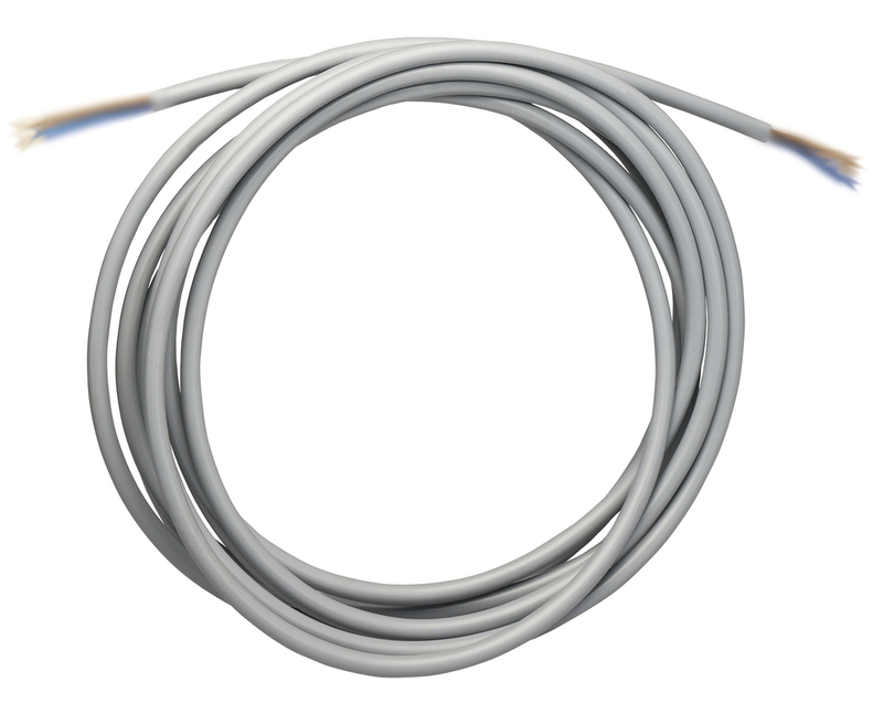 Kabel, Netzkabel, Schwarz/Weiß, Kupferleiter, Steckerlos